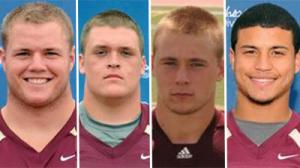 http://articles.mcall.com/2014-03-01/news/mc-kutztown-football-players-suspended-bloomsburg--20140228_1_bloomsburg-police-bloomsburg-student-kutztown-university Four Kutztown football players who have been arrested